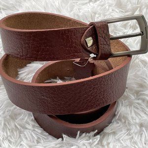 Genuine Leather Waistband Brown Belt Handmade Pin Buckle Belt Size